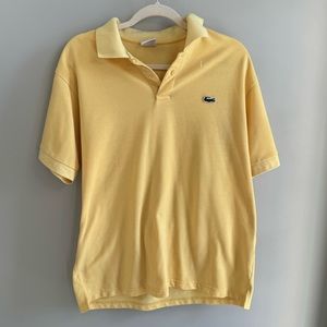 Lacoste Yellow Polo Shirt, Size 5/Large